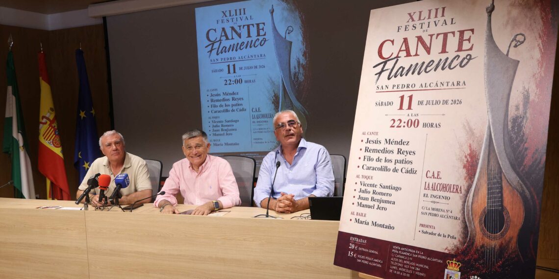 El CAE La Alcoholera albergará este sábado el XLIII Festival de Cante Flamenco de San Pedro Alcántara