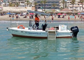 Baja significativamente el volumen de residuos recogidos en el mar de la Costa del Sol