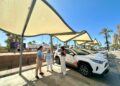 El Ayuntamiento de Fuengirola culmina la instalación de zonas de sombra en paradas de taxi para impulsar la sostenibilidad turística