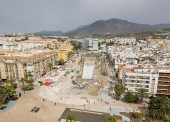 Avanzan las obras del bulevar con la finalización de las canalizaciones de redes soterradas y la cimentación del parking