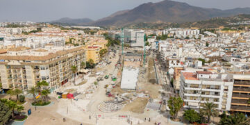 Avanzan las obras del bulevar con la finalización de las canalizaciones de redes soterradas y la cimentación del parking