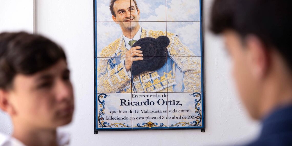 La Malagueta rinde homenaje al torero Ricardo Ortiz tras su fallecimiento en la plaza de toros