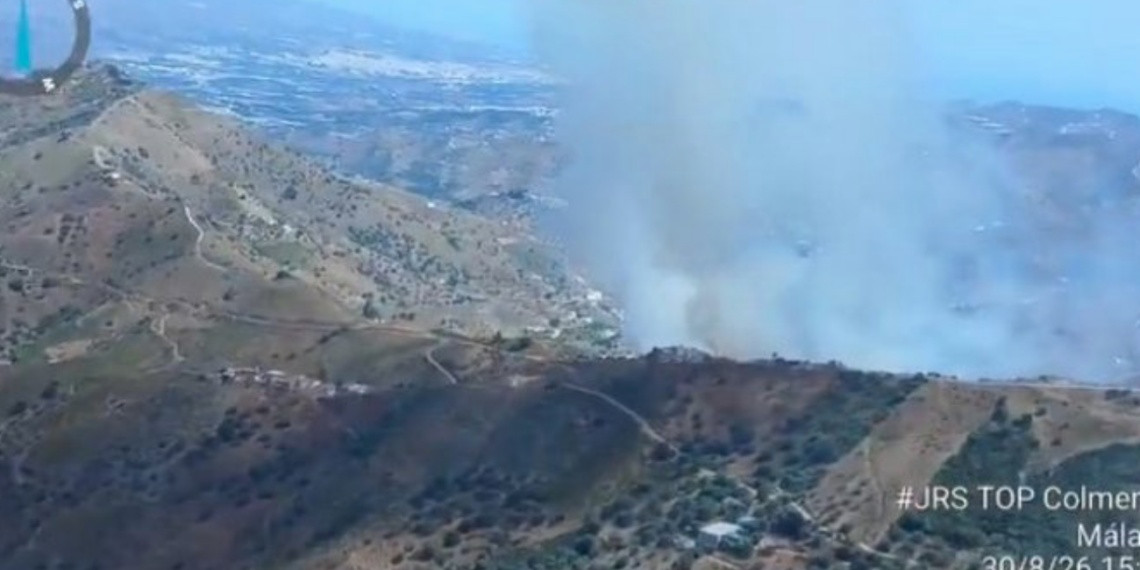 Controlado el incendio forestal declarado este domingo en El Borge