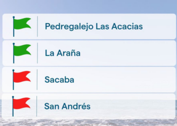 Reabren al baño las playas de El Palo y Campo de Golf-San Julián; Guadalmar, Sacaba, Misericordia y San Andrés mantienen la bandera roja