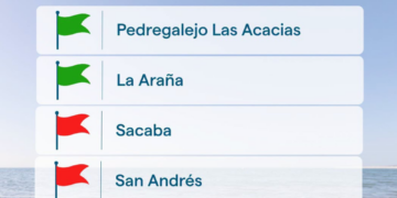 Reabren al baño las playas de El Palo y Campo de Golf-San Julián; Guadalmar, Sacaba, Misericordia y San Andrés mantienen la bandera roja