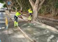 El Ayuntamiento de Fuengirola renueva el acerado del Camino de las Cañadas