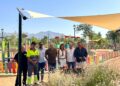 Mijas avanza en la instalación de 6.000 metros cuadrados de toldos en el Gran Parque para mejorar el uso de la instalación