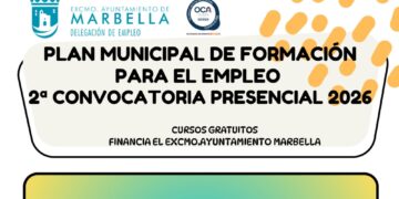 Marbella abre mañana el periodo de inscripción para cuatro nuevos cursos gratuitos presenciales de formación para el empleo