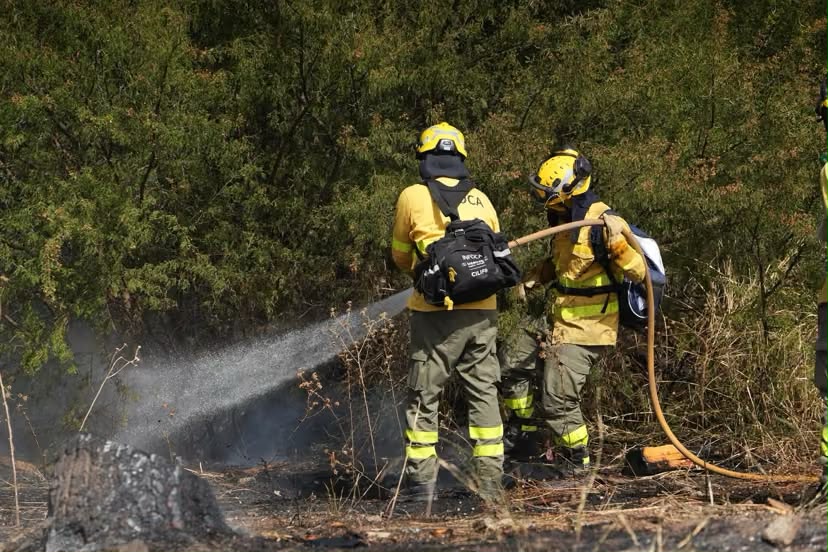Estabilizado el incendio forestal declarado en un paraje de Nerja