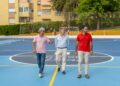 Finaliza el acondicionamiento de la pista de fútbol sala del polideportivo El Arquillo, que ha permitido mejorar su funcionalidad