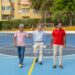 Finaliza el acondicionamiento de la pista de fútbol sala del polideportivo El Arquillo, que ha permitido mejorar su funcionalidad
