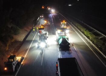 La Junta renueva el firme en 22 kilómetros de la A- 92 en la provincia de Málaga con el Plan de Asfaltado