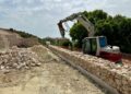 Las obras de la primera fase de la ‘Montaña del Deporte’ Fuengirola alcanzan el ecuador