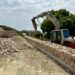 Las obras de la primera fase de la ‘Montaña del Deporte’ Fuengirola alcanzan el ecuador