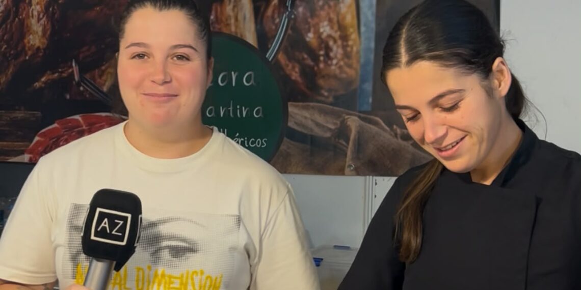 Paqui y Ana, gemelas y estrellas del Certamen Mundial de Jamón: «Es un oficio bonito, pero muy sacrificado»