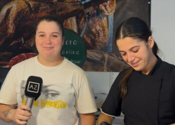 Paqui y Ana, gemelas y estrellas del Certamen Mundial de Jamón: «Es un oficio bonito, pero muy sacrificado»