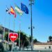 La bandera de Ceuta ondea desde hoy en las sedes de la Diputación de Málaga como muestra de apoyo y solidaridad con el pueblo ceutí