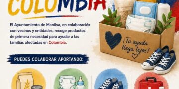 Manilva se vuelca con Colombia con una campaña solidaria