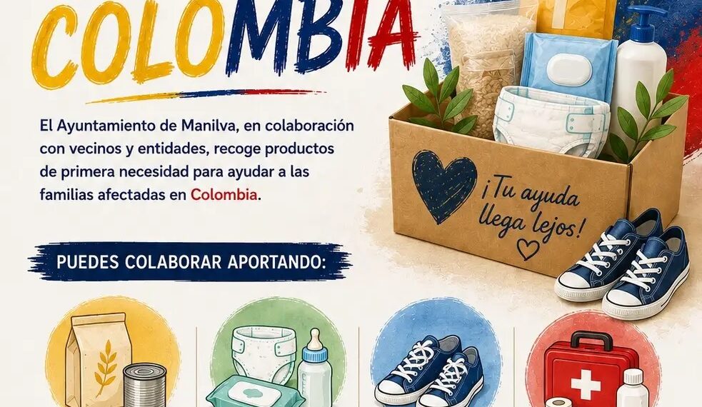Manilva se vuelca con Colombia con una campaña solidaria