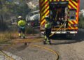 El Consorcio reúne en Benahavís a dotaciones de bomberos de Estepona, Marbella y Fuengirola