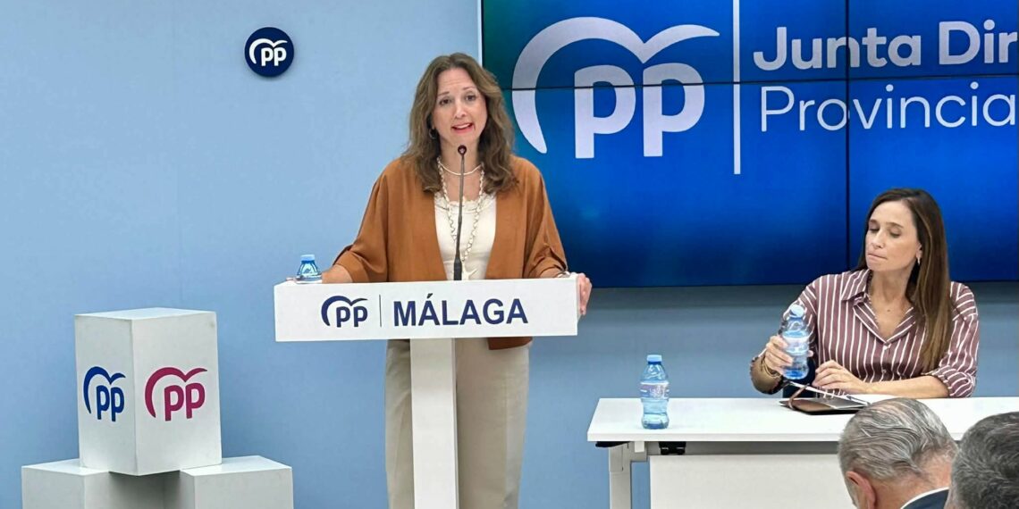 Patricia Navarro optará a la reelección como presidenta del Partido Popular en Málaga