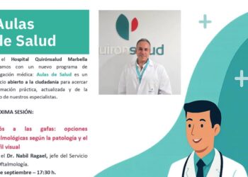 El Ayuntamiento colabora con el hospital Quirónsalud Marbella en una nueva sesión de las ‘Aulas de Salud’