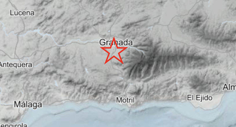 Un terremoto de magnitud 3,1 vuelve a hacer temblar a Granada