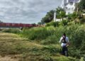 Mijas despeja la vegetación de los arroyos y desembocaduras al mar antes del inicio de la época de lluvias