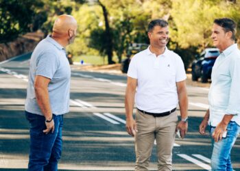 Concluyen los trabajos para reforzar la seguridad en el entorno del parque y el auditorio de Nagüeles