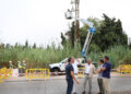 Marbella elimina siete torres de media tensión en la zona de Golden Beach