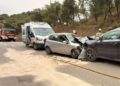 Evacuadas al Hospital Costa del Sol cuatro heridos tras una colisión en la carretera MA-8300 de Casares