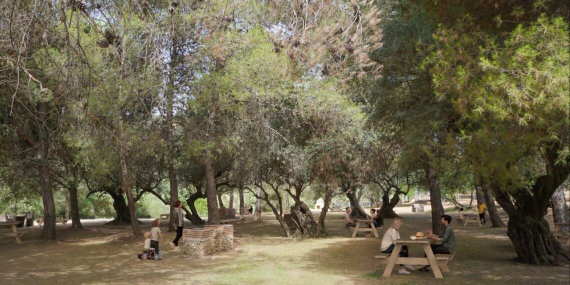 La Diputación continúa la mejora del entorno del pantano de La Viñuela con una inversión de 619.000 euros en el área recreativa de Las Mayoralas