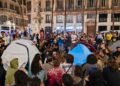 Colectivos por la vivienda mantienen la manifestación en Málaga y anuncian una nueva movilización