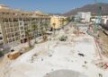 Avanza la obra del futuro bulevar con la urbanización de la cubierta del parking
