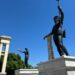 El Puerto de Málaga autoriza mantener las estatuas de Venus y Neptuno en el mismo emplazamiento hasta un año más