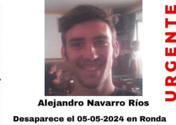 Continúan investigando la desaparición de Alejandro Navarro en Ronda: hay 4 detenidos de su entorno