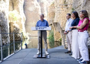 Salado valora la pasarela del Desfiladero del Tajo como impulso al turismo de interior