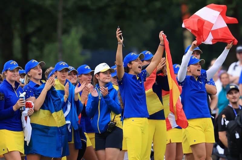 La benahavileña Julia López, clave en la conquista de la Solheim Cup para Europa