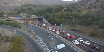 Complicaciones desde primera hora en la entrada a Málaga por Campanillas y Ciudad Jardín