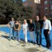El colegio Picasso renueva sus pistas deportivas en compensación por las obras del Metro de Málaga