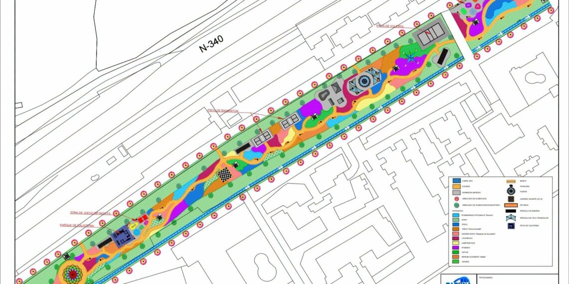 Manilva recibe un proyecto para construir un parking de 600 plazas en el Corredor Verde