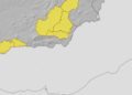 La Costa del Sol, en aviso amarillo por lluvias y tormentas este domingo