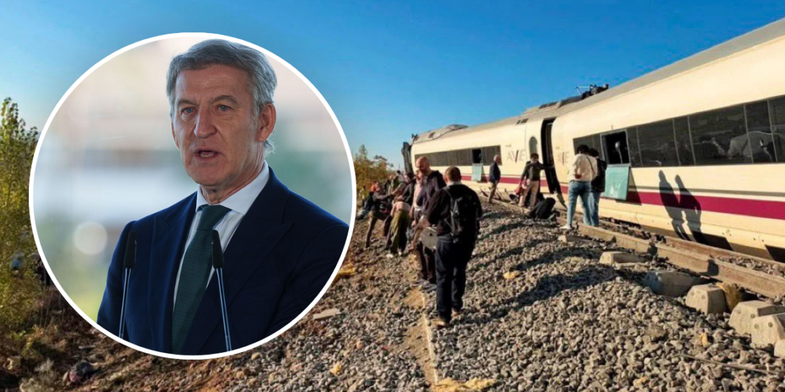 Feijóo exige una investigación gubernamental y otra judicial para esclarecer las causas del accidente ferroviario