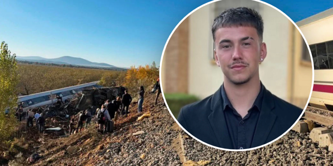 Buscan a David, un malagueño de 22 años que viajaba en el tren AVE accidentado