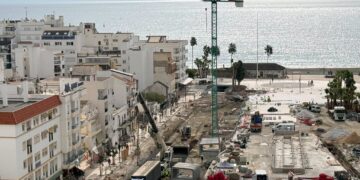 El Ayuntamiento de Estepona ejecuta un tanque de tormentas para evitar inundaciones en la ciudad