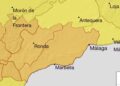 La AEMET activa el aviso naranja por lluvias en la Costa del Sol hasta las 21:59 horas