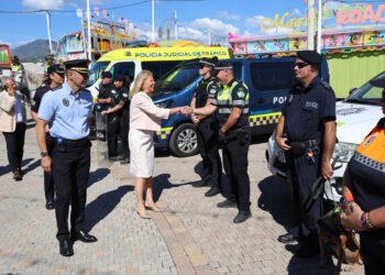 Ángeles Muñoz anima en San Pedro a disfrutar de una Feria “para toda la familia” y destaca el dispositivo de seguridad