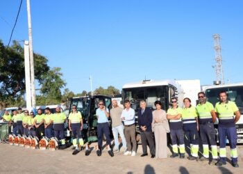 El Ayuntamiento despliega un dispositivo especial de limpieza durante la Feria de San Pedro Alcántara
