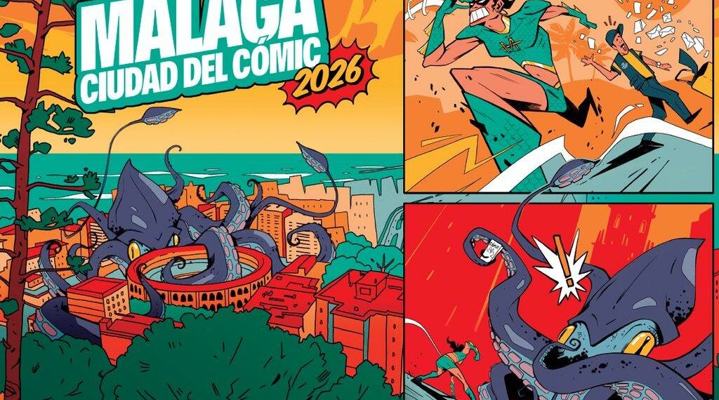 Correos lanza la nueva criptopostal “Málaga Ciudad del Cómic 2026”, una edición especial dedicada al noveno arte