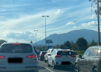 Una colisión múltiple provoca fuertes retenciones en la A-7 en Estepona a la altura de El Padrón